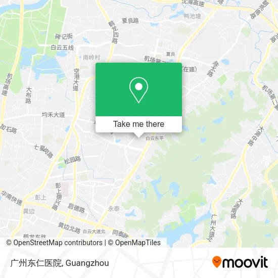 广州东仁医院 map