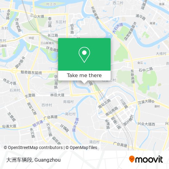 大洲车辆段 map