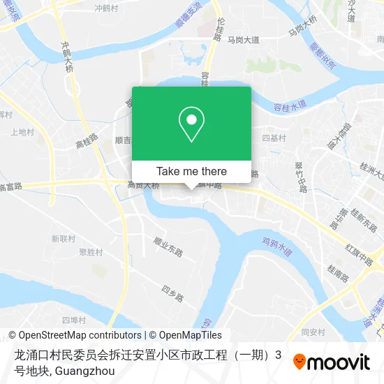 龙涌口村民委员会拆迁安置小区市政工程（一期）3号地块 map