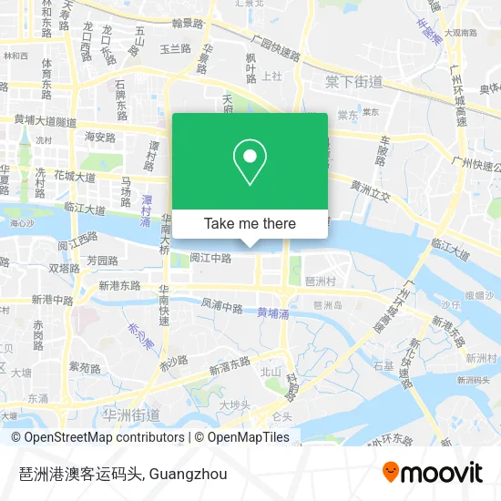 琶洲港澳客运码头 map