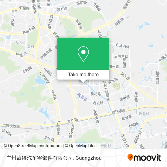 广州戴得汽车零部件有限公司 map