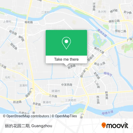 丽的花园二期 map