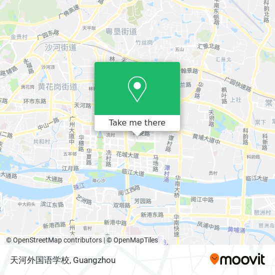 天河外国语学校 map