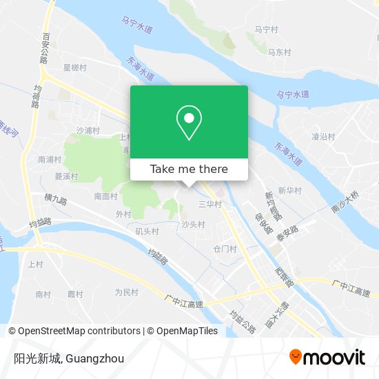 阳光新城 map