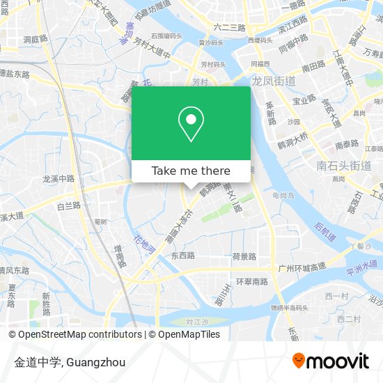 金道中学 map