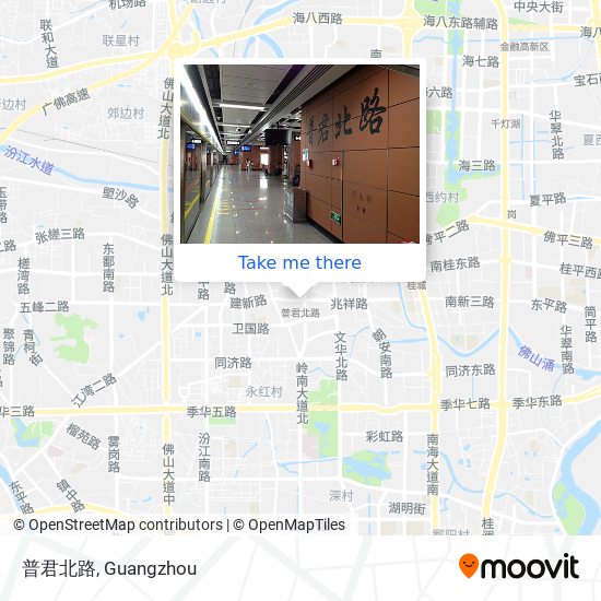 普君北路 map