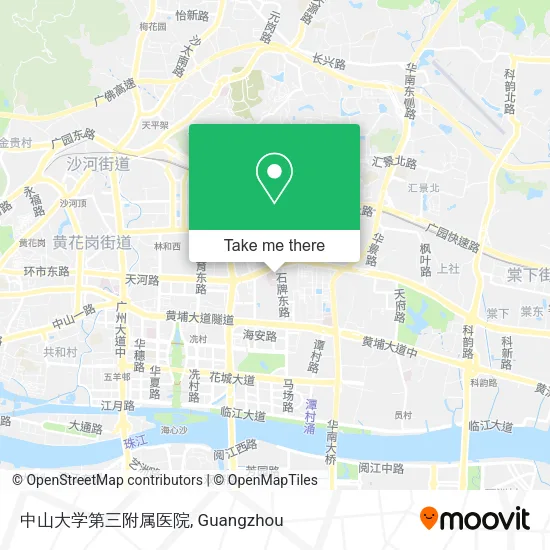 中山大学第三附属医院 map
