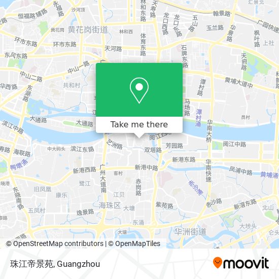 珠江帝景苑 map
