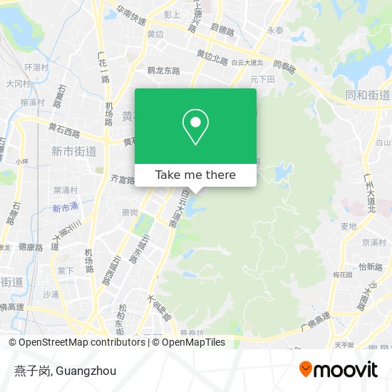 燕子岗 map