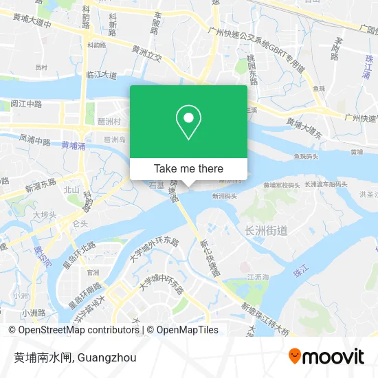 黄埔南水闸 map