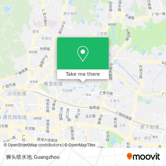 狮头喷水池 map