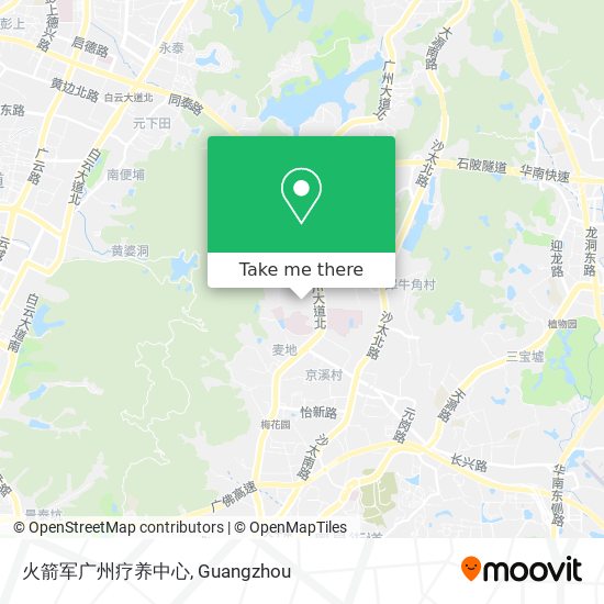 火箭军广州疗养中心 map
