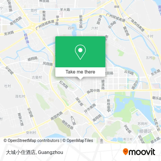 大城小住酒店 map