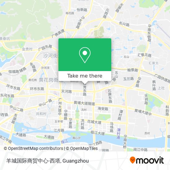 羊城国际商贸中心-西塔 map