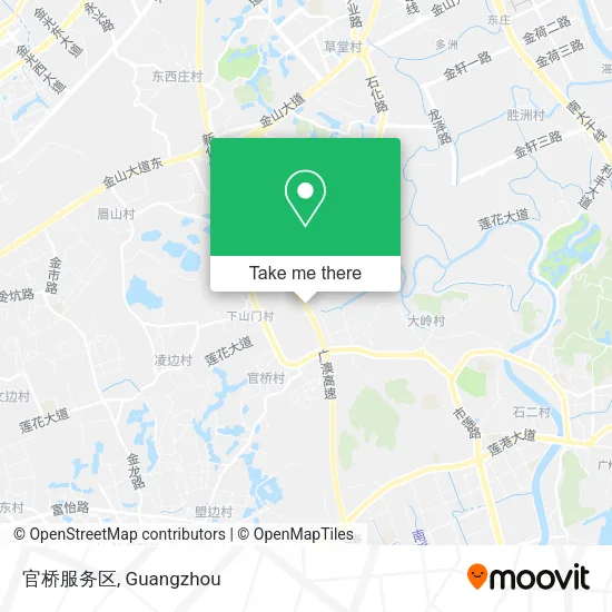 官桥服务区 map