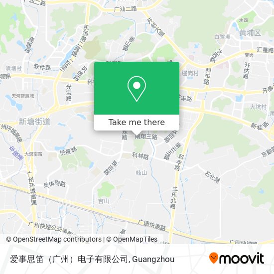 爱事思笛（广州）电子有限公司 map