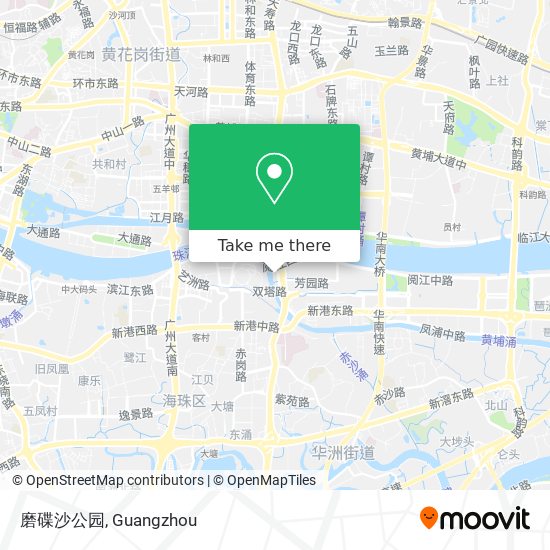 磨碟沙公园 map