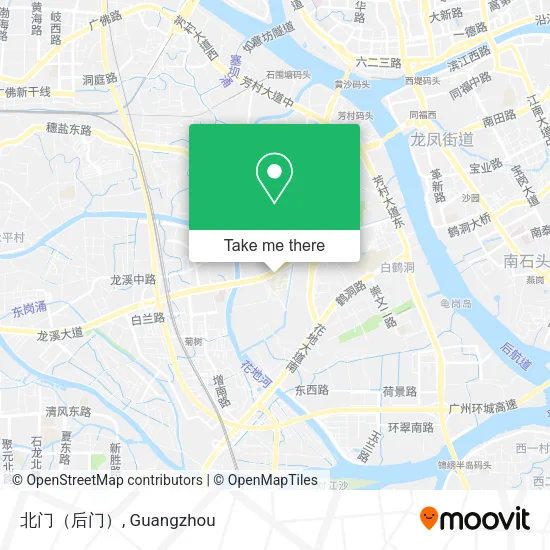 北门（后门） map