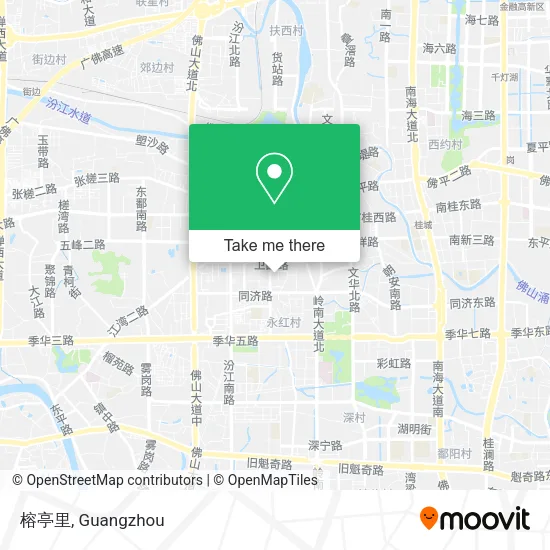 榕亭里 map