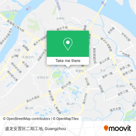 盛龙安置区二期工地 map