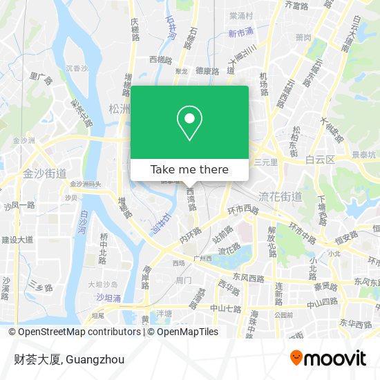 财荟大厦 map