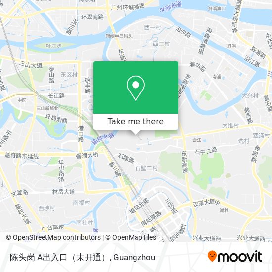 陈头岗 A出入口（未开通） map
