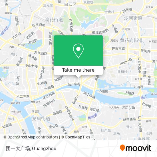团一大广场 map