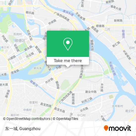 东一城 map