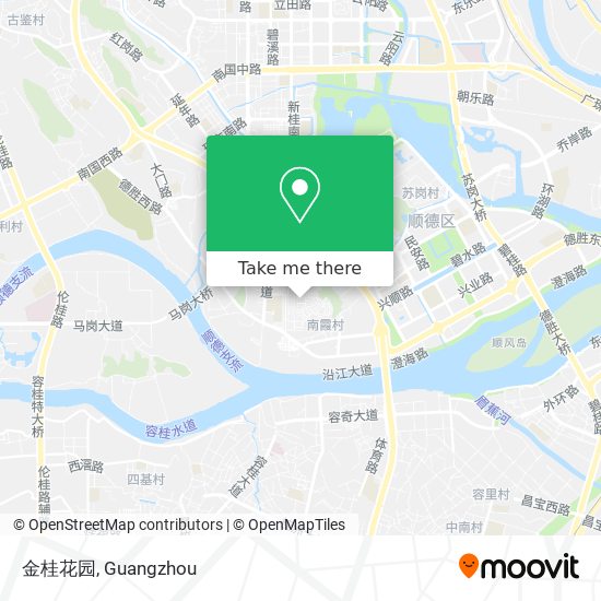 金桂花园 map