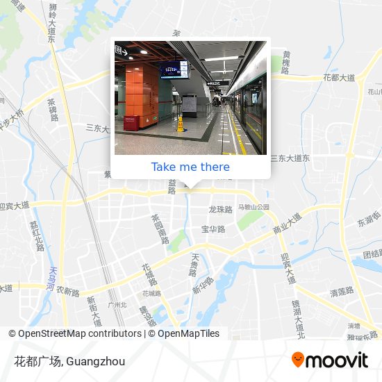 花都广场 map