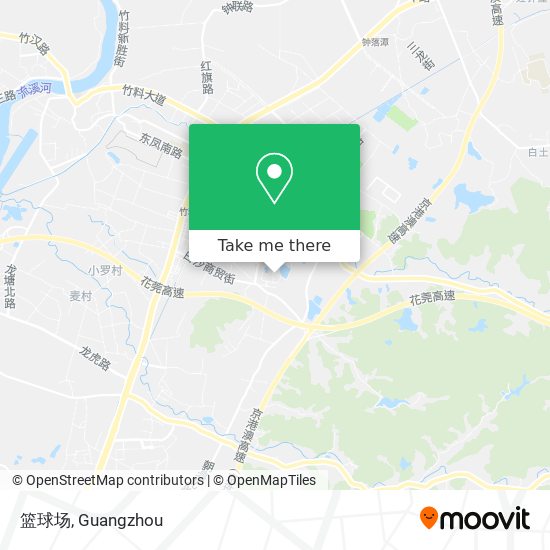 篮球场 map