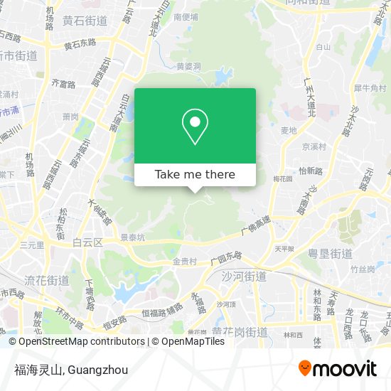 福海灵山 map