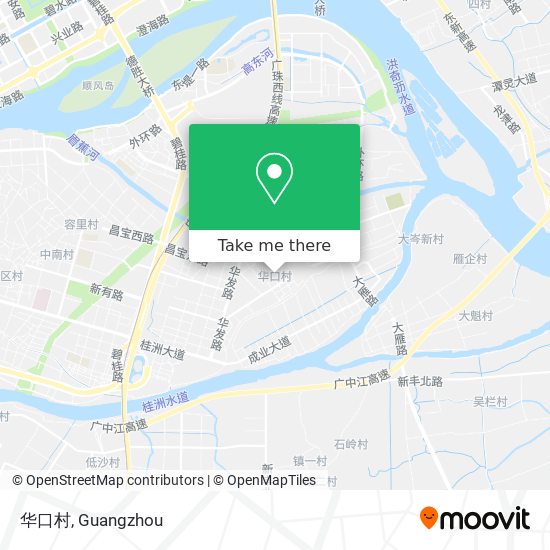 华口村 map