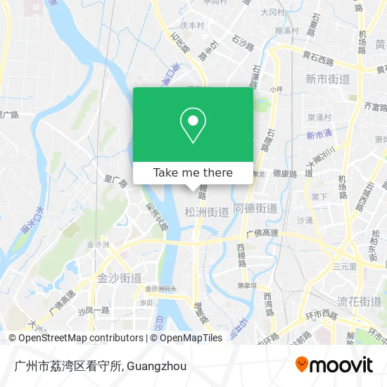 广州市荔湾区看守所 map