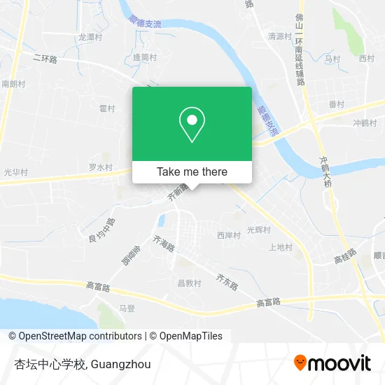 杏坛中心学校 map