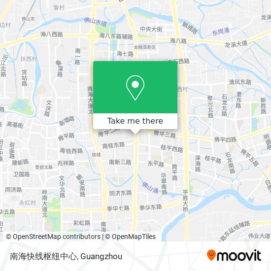 南海快线枢纽中心 map