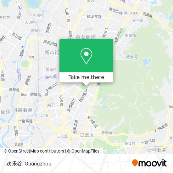欢乐谷 map
