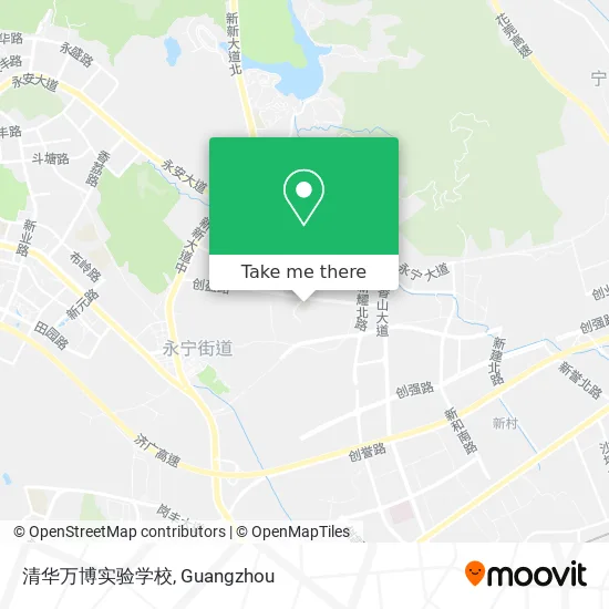 清华万博实验学校 map