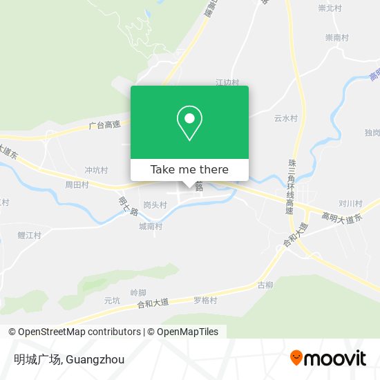 明城广场 map