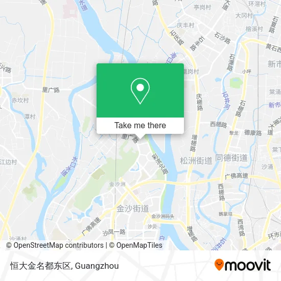 恒大金名都东区 map