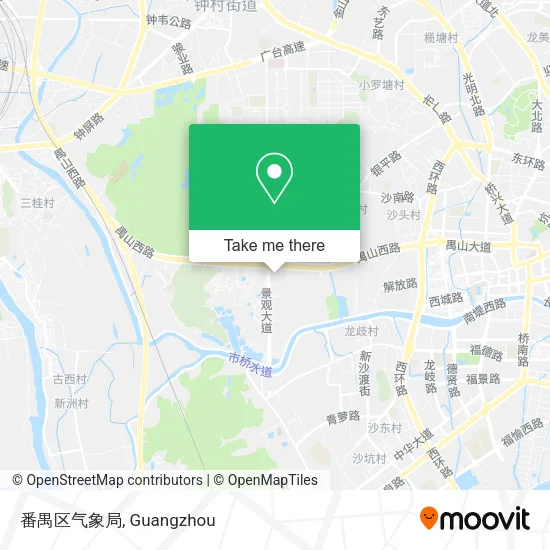 番禺区气象局 map