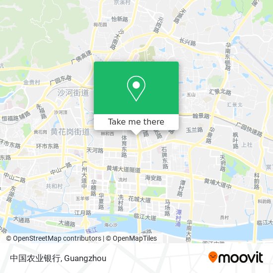 中国农业银行 map