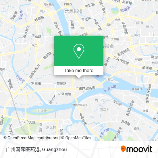 广州国际医药港 map
