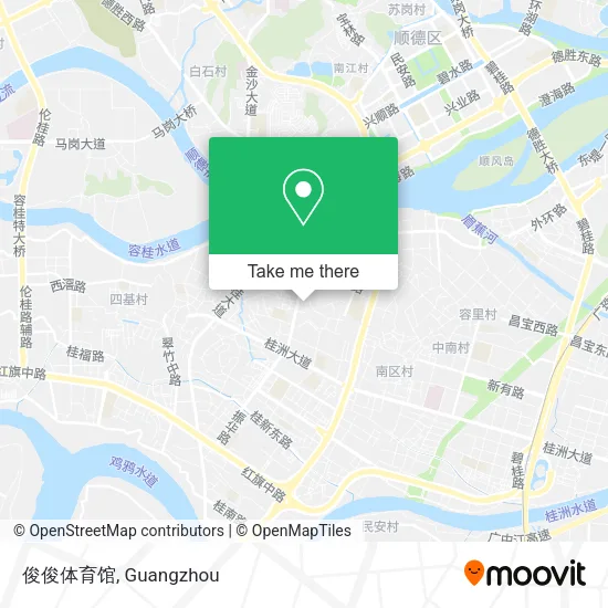 俊俊体育馆 map
