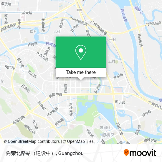 驹荣北路站（建设中） map