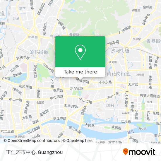 正佳环市中心 map