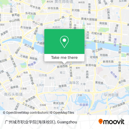 广州城市职业学院(海珠校区) map