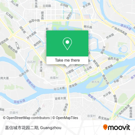 嘉信城市花园二期 map