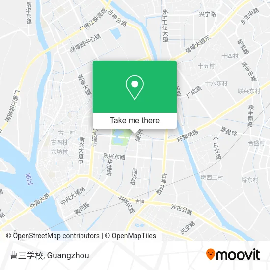 曹三学校 map