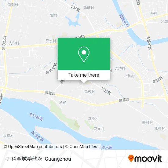 万科金域学韵府 map